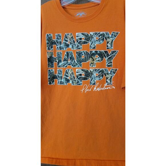 Duck Dynasty Commander "HAPPY HAPPY HAPPY" Phil Robertson T-Shirt Size XXL - Picture 2 of 4